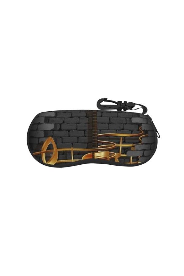 SATUSA Étui à lunettes avec fermeture éclair et fermeture éclair, pochette souple pour lunettes de soleil, étui de voyage por