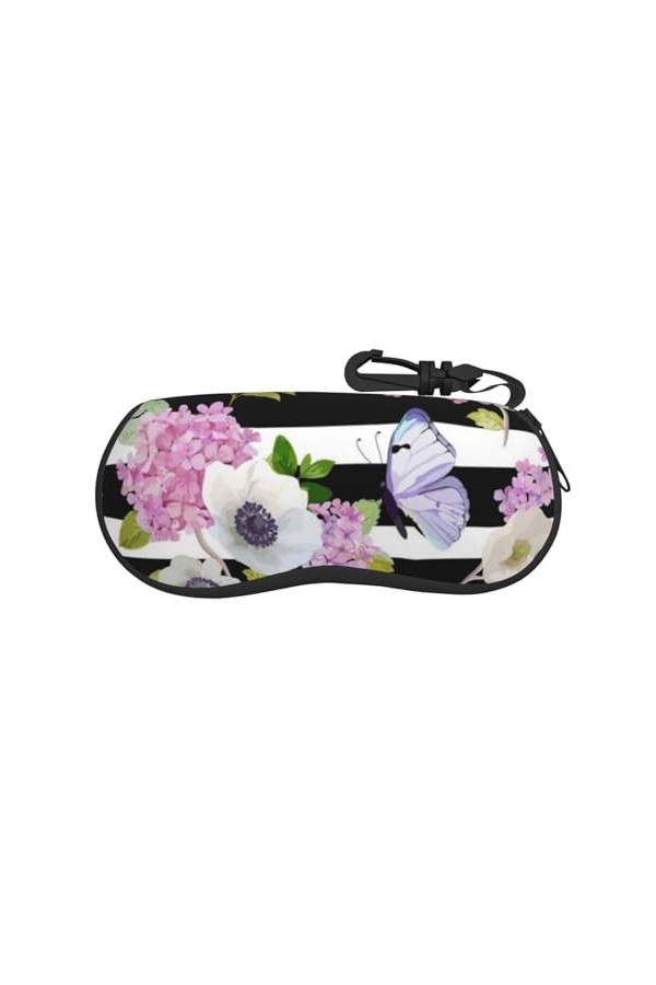 SATUSA Étui à lunettes avec fermeture éclair et fermeture éclair, pochette souple pour lunettes de soleil, étui de voyage por