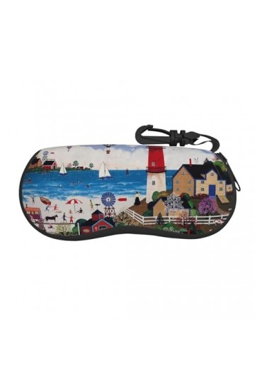 SATUSA Étui à lunettes à fermeture éclair avec fermeture éclair, pochette souple pour lunettes de soleil, étui de voyage port