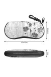 Étui à lunettes à fermeture éclair, pochette souple pour lunettes de soleil, étui de voyage portable avec clip pour filles et
