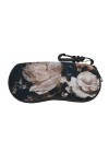 SATUSA Bouquet de pivoines roses - Étui à lunettes à fermeture éclair - Pochette souple pour lunettes de soleil - Étui de voy