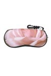 SATUSA Magnifique étui à lunettes avec fermeture éclair, pochette souple pour lunettes de soleil, étui de voyage portable ave