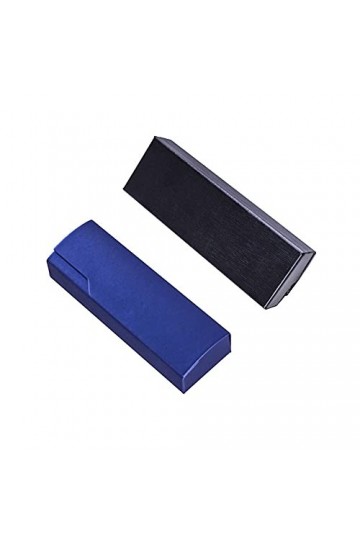 Dtoterul Étuis à Lunettes 2 Pièces Boite Lunette Étui à Lunettes Homme Étui à Lunettes Rigide Femme Etui à Lunettes Spectacle