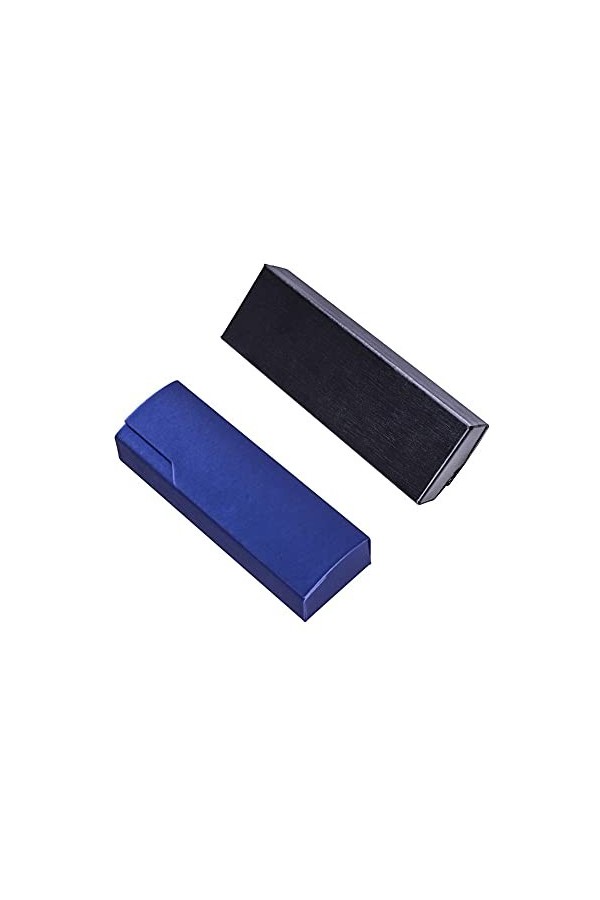 Dtoterul Étuis à Lunettes 2 Pièces Boite Lunette Étui à Lunettes Homme Étui à Lunettes Rigide Femme Etui à Lunettes Spectacle