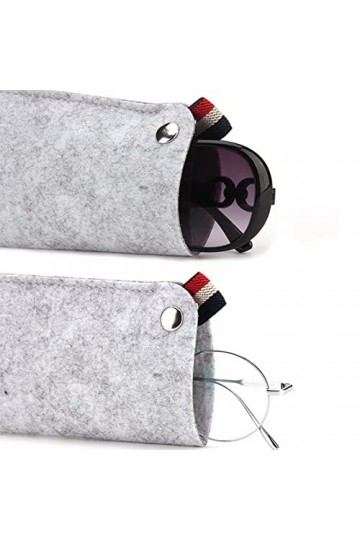 4 Pcs Étui Lunettes Portable Souple Housse De Protection Pour Lunettes Organisateur De Lunettes Sac à Lunettes En Feutre Poch
