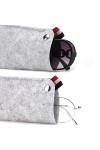 4 Pcs Étui Lunettes Portable Souple Housse De Protection Pour Lunettes Organisateur De Lunettes Sac à Lunettes En Feutre Poch