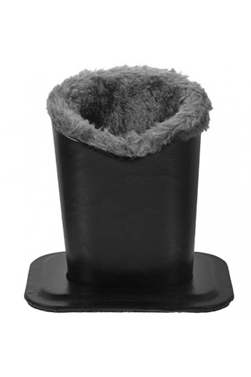 Healvian Étui À Lunettes Doublé en Peluche Support Porte-Lunettes en Cuir PU Étui en Peluche Peluche Doublé Porte- pour Table