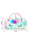 Hifot Peluche Licorne étui Lunettes Enfants, Mermaid Rigide étui Lunettes Soleil pour Fille garçon