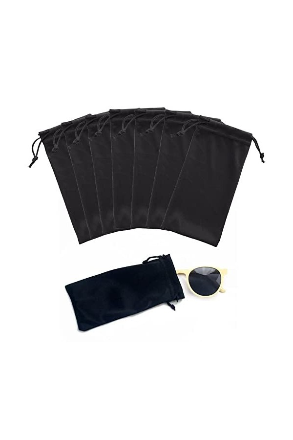 Étui à Lunettes Souple, Sac à Lunettes, Pochette à Lunettes, Pochette à Lunettes de Soleil, Lunettes Pochette, pour Lunettes 