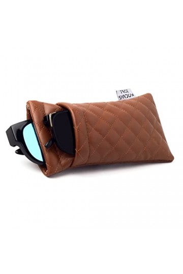 Face Shadow Étui à Lunettes Souple pour 2 Lunettes, Pochette Lunettes avec Chiffon de Nettoyage, Étui à Lunettes de Soleil Ul