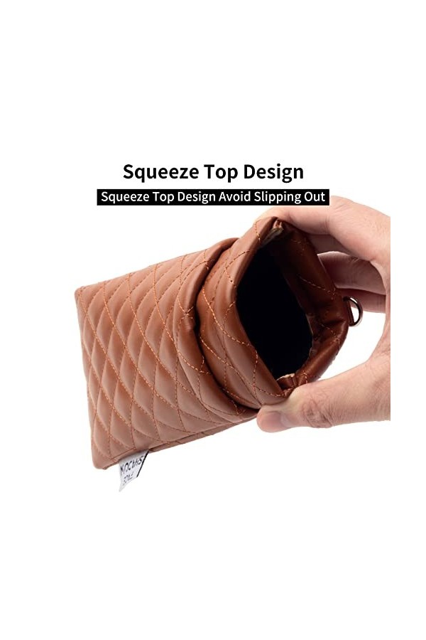 Face Shadow Étui à Lunettes Souple pour 2 Lunettes, Pochette Lunettes avec Chiffon de Nettoyage, Étui à Lunettes de Soleil Ul