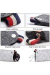 Niuhong 4 Pcs Sac Lunettes Portable Souple Étui Lunettes Portable Lunettes Soleil Sacs Lunettes Feutre Lunettes Protection Or