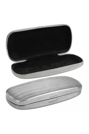 Hifot Etui Lunettes Rigide, Etui Lunettes Aluminium, Métal Étui à Lunettes pour Homme Femme Enfant, Boîte à Lunettes de Solei