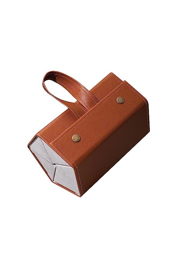 JINGLING Étui à lunettes pliable - Étui lunettes soleil en cuir PU pliable | Boîte rangement portable pour lunettes, lunettes