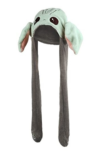 Star Wars The Mandalorian - Grogu - Oreilles Qui Bougent Unisexe Bonnet Vert/Marron One Size