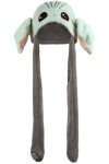 Star Wars The Mandalorian - Grogu - Oreilles Qui Bougent Unisexe Bonnet Vert/Marron One Size