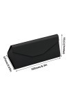 2 Pièces Etui à Lunettes, Étui à Lunettes Pliable, Étui à Lunettes Magnétique, Housse de Protection Lunettes, Boîte à Lunette