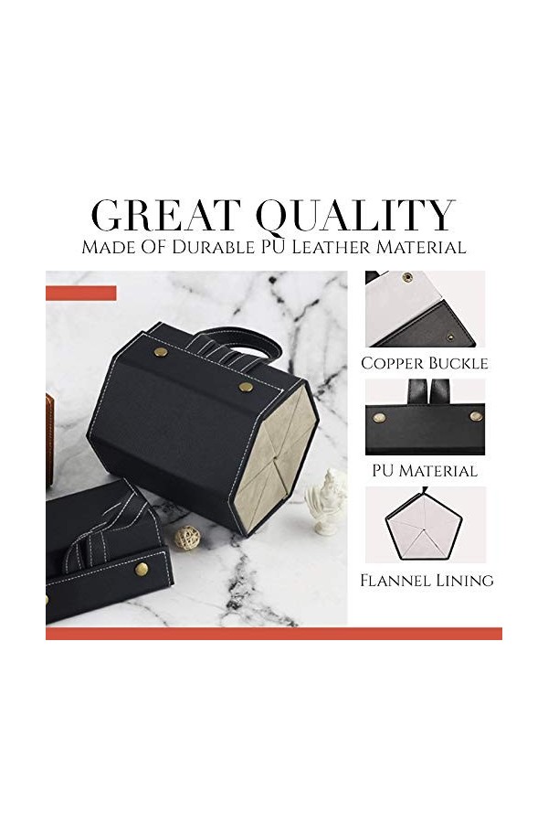 Scucs Boîte de rangement pour lunettes de soleil - Boîte de rangement à suspendre - Pour homme et femme