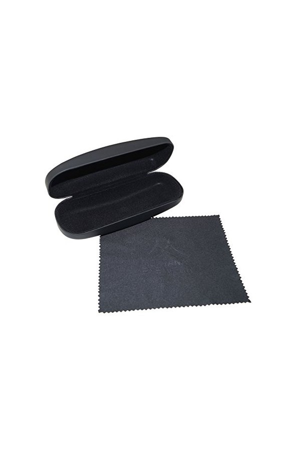 Montana Eyewear étui à lunettes avec couvercle à charnière noir 