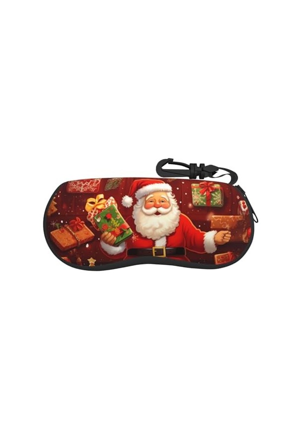 OPSREY Étui à lunettes avec fermeture éclair imprimé Happy Thanksgiving - Sac de rangement portable pour lunettes de soleil, 