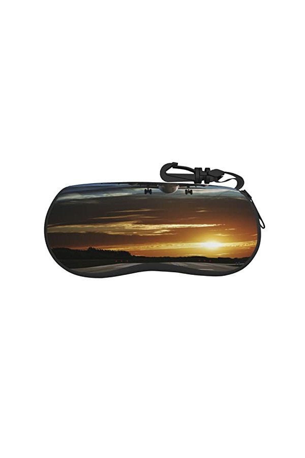 ESASAM Étui à lunettes flamant rose - Ultra léger, durable et portable - Parfait pour la maison, la voiture, le sport et lex