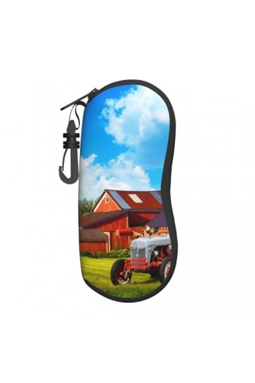 Étui à lunettes de tracteur agricole dentreprise, étui de protection portable, boîte de lunettes de soleil tendance avec une