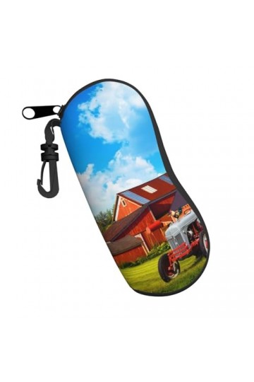 Étui à lunettes de tracteur agricole dentreprise, étui de protection portable, boîte de lunettes de soleil tendance avec une