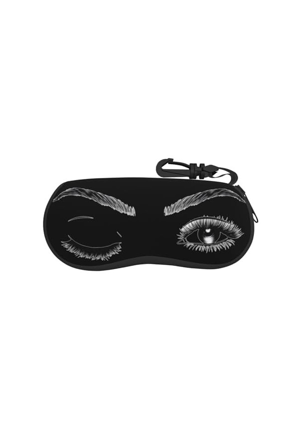 ESASAM Étui à lunettes motif tête de mort - Ultra léger, durable et portable - Parfait pour la maison, la voiture, le sport e