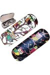 AWYY 2 Pièces Etui à Lunettes Myopie, Étui à Lunettes Rigide pour Lunettes de Myopie, Étui à Lunettes Rigide pour Lunettes de