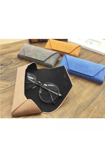 FZSECRIU 4 Pièces Etui Lunettes Souple, Rangement Lunettes,Etui Lunettes Cuir, Boite a Lunette, Étuis à Lunettes Femme, Etui 