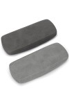 Unaone Lot de 2 étuis à lunettes rigides pour homme et femme - Boîte portable pour lunettes de voyage - Étui rigide pour lune