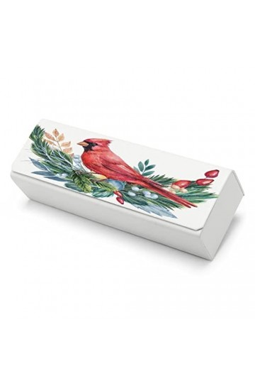 HELVAK Oiseau Rouge 2 Étui À Lunettes Rigide, Boîte À Lunettes De Soleil En Cuir Pu, Étui De Protection Pour Homme Femme