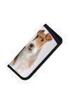 ANGYANG Sac à lunettes souple Fox Terrier chien manchon de lunettes anti-rayures étui à lunettes Portable étui à lunettes de 