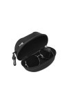 Kono Étui à Lunettes Portable Zippé Rigide EVA Boîte de Protection pour Lunettes de Soleil avec Boucle Noir
