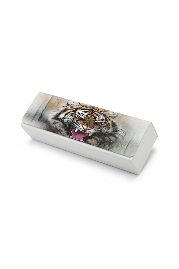 Fitspi Etui Lunettes, Etui Rigide Lunettes Lecture Pour Femme Homme Brown Horse