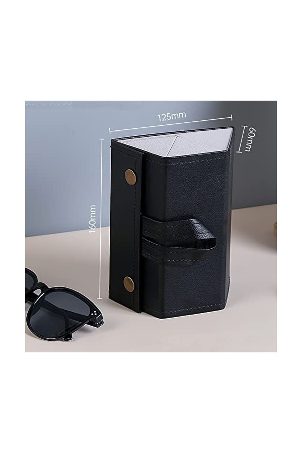 Hifot Boîte Rangement Lunettes, Portable Pliable Organisateur Lunettes, Plusieurs Lunettes Organisateur Voyage Boîte à Lunett