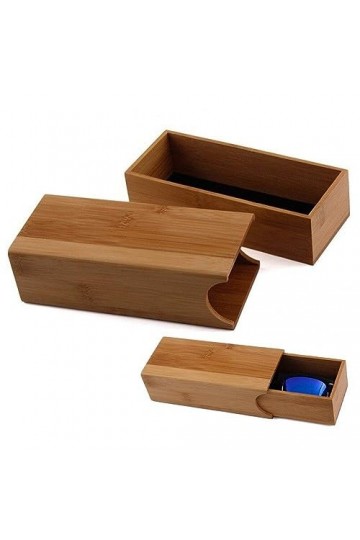 Étui À Lunettes En Bois Surdimensionné À Fond Plat, Cylindre, Étui À Lunettes, Lunettes De, Myopie, Boîte De Rangement