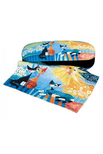 Fridolin Set étui à Lunettes et Chiffon de Nettoyage pour Lunettes Wachtmeister Dolce Vita de