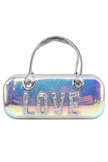 MAFENLY 2 ensembles nouveau pratique pour transporter un étui à lunettes optique et un sac à lunettes, 1 lot damour, Small