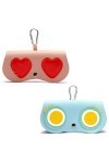 2 Pcs Étui Lunettes Soleil Sac Souple Mignonne Pochette Doublure Douce Protection Étui Lunettes Etui Stylo Lunettes Plat Etui