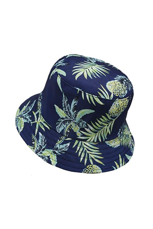 Ruphedy Chapeau bob unisexe pour lété, la plage, les voyages, le soleil, les pêcheurs, vert/gris, Taille unique
