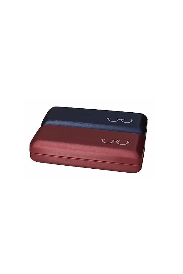 SUUM co. Étuis, 2 modes. Bleu/grenat, Taille Unique