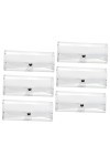 DECHOUS 6 Pièces Protecteur De Lunettes Pochette à Lunettes En Verre Étui à Lunettes Mince À Lunettes De Soleil Étui à Lunett