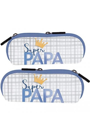 Étui à lunettes de la marque Rannenberg & Friends Super Papa - Dimensions : 17 x 7,5 cm