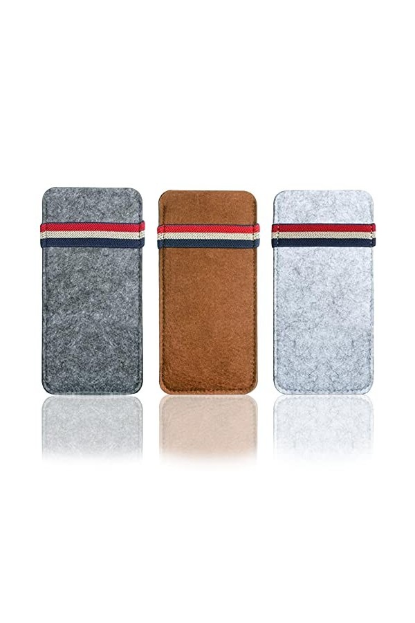 3 Pcs Sac Lunettes Doux Portable Sac Lunettes Soleil Souple Étui Lunettes Lecture Sac Rangement Lunettes Organisateur Étui St