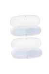 WOFASHPURET 2 Boîtes Étui à Lunettes Récipient à Verres Boîte De Porte- Soleil Lunettes De Soleil Boîte Pour Femmes Clair Lun