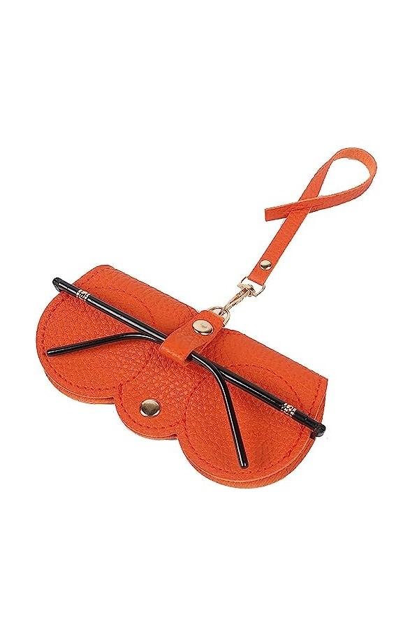 Étui à lunettes portable en cuir anti-rayures, étui à lunettes souple pour femme, étui à lunettes fin, étui à lunettes tendan