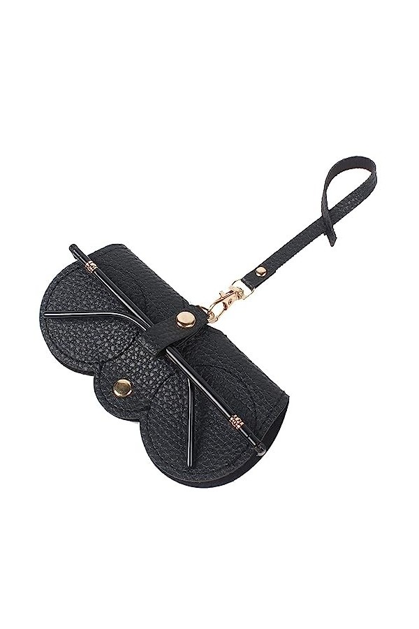 Étui à lunettes portable en cuir anti-rayures, étui à lunettes souple pour femme, étui à lunettes fin, étui à lunettes tendan