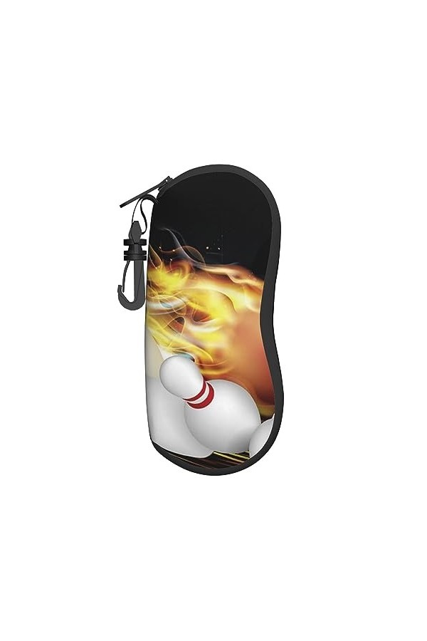 EVANEM Cas mou léger de lunettes de coeurs violets, boîte de lunettes de soleil imprimée par Anti-rayures portatives de tiret