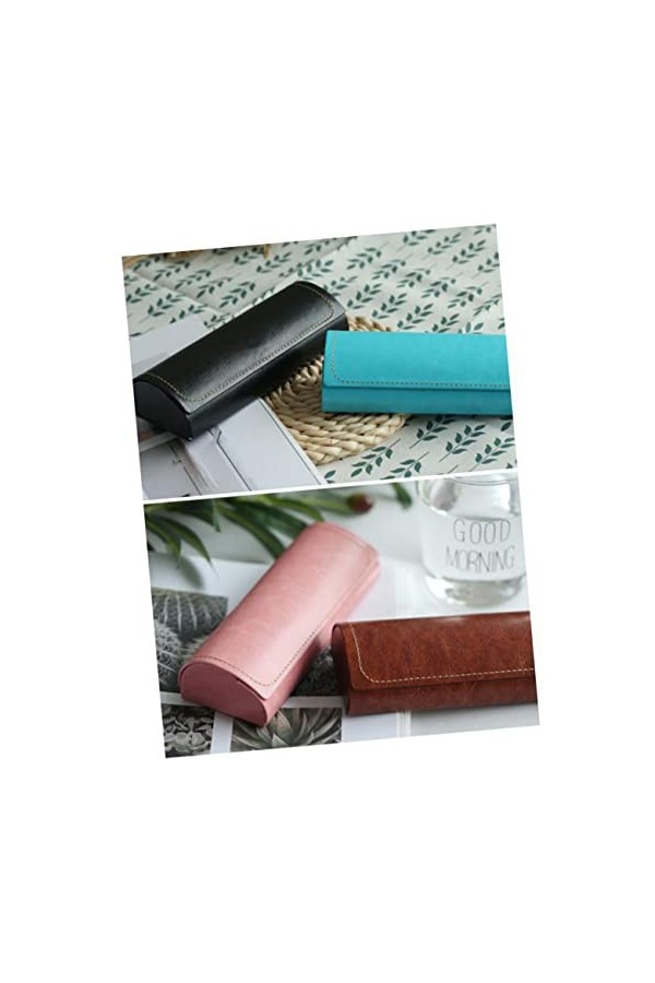 Cabilock 1Pc Mode Lunettes De Soleil Femmes Lunettes En Cuir Étui À Lunettes De Soleil Porte-Lunettes De Soleil Étui À Lunett